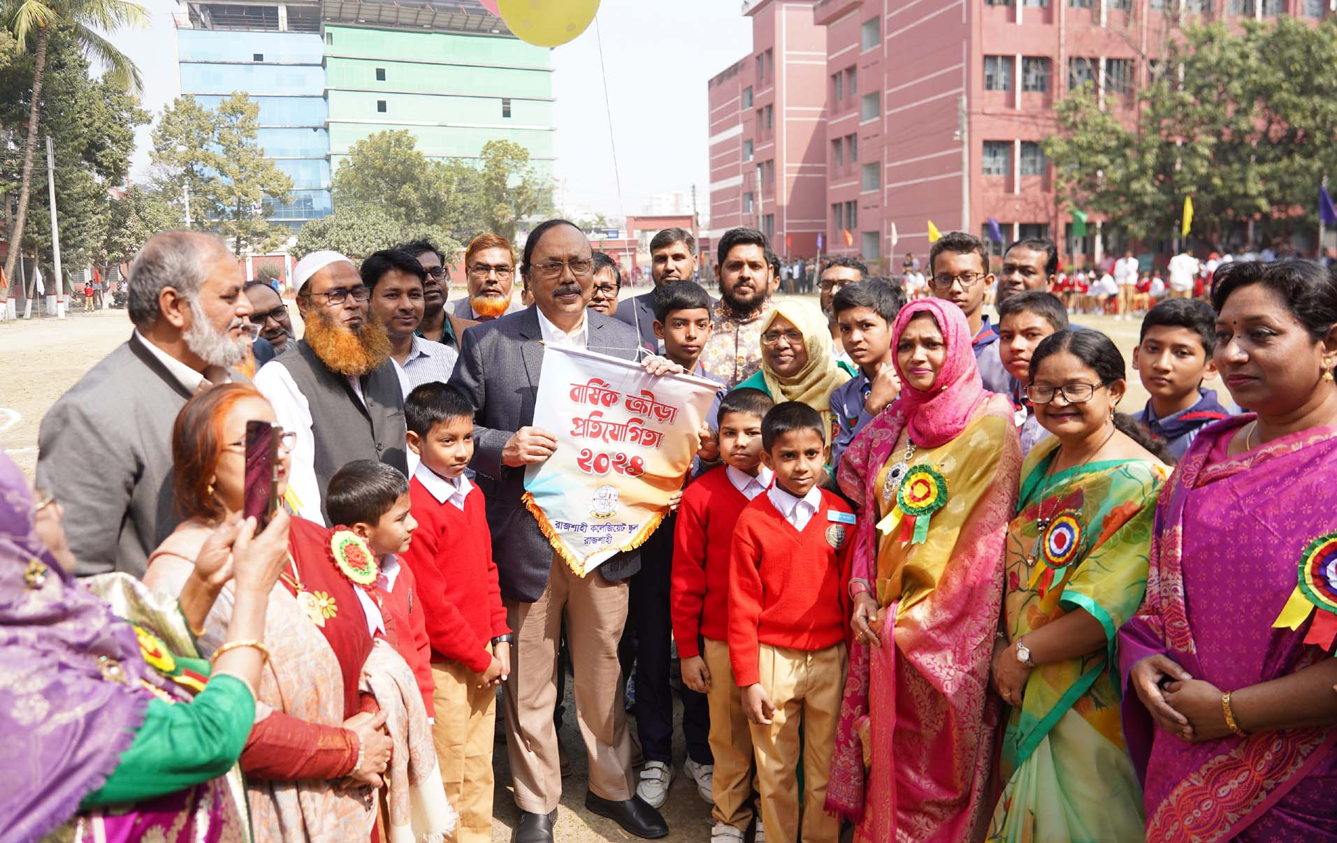 রাজশাহী কলেজিয়েট স্কুলের বার্ষিক ক্রীড়া প্রতিযোগিতার উদ্বোধন