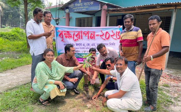 পুঠিয়া সাংবাদিক সমাজের উদ্দ্যোগে বৃক্ষ রোপন কর্মসূচী পালিত