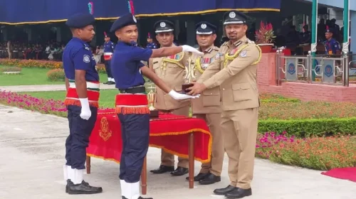 সারদায় অনুষ্ঠিত হলো প্রশিক্ষণার্থী কনস্টেবলদের সমাপনী কুচকাওয়াজ