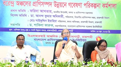 প্রাণিসম্পদের সমস্যা লাঘবে আঞ্চলিক কেন্দ্রগুলোকে শক্তিশালী করতে হবে: রাজশাহীতে মৎস্য ও প্রাণিসম্পদ উপদেষ্টা
