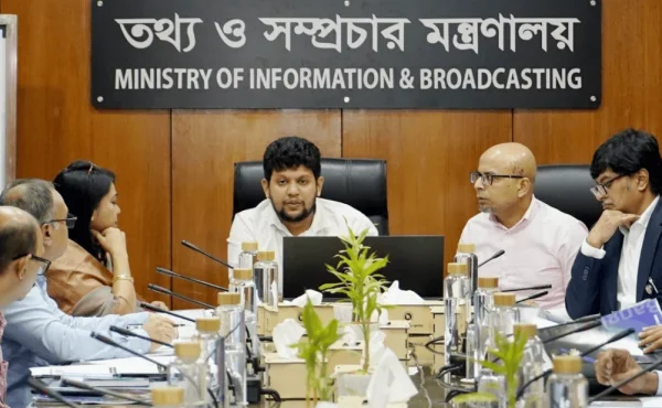 জনস্বার্থকে প্রাধান্য দিয়ে সম্প্রচার-ব্যবস্থা যুগোপযোগী করা হবে : তথ্য ও সম্প্রচার উপদেষ্টা