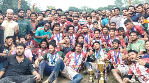রুয়েটে আন্ত:বিভাগ ফুটবল প্রতিযোগিতায় চ্যাম্পিয়ন সিই বিভাগ