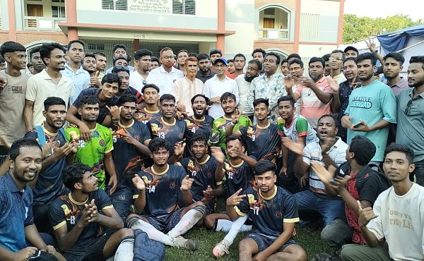 ডিসি গোল্ডকাপ ফুটবল টুর্নামেন্টে স্বপ্নবাজ বাগমারার দ্বিতীয় জয়