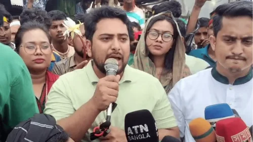 দেশে চাঁদাবাজি ও দুর্নীতি এখন আরেকটি দল পাহারা দিচ্ছে: নাহিদ ইসলাম