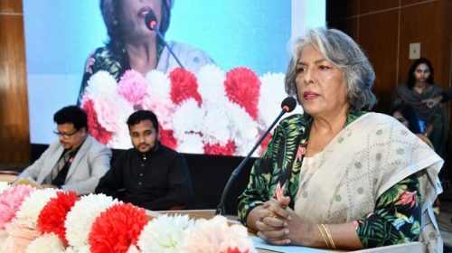 আমাদের তরুণ প্রজন্মকে মানবসম্পদে পরিণত করতে চাই : উপদেষ্টা শারমীন এস মুরশিদ