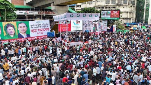 কোরআন তেলাওয়াতের মাধ্যমে ছাত্রদলের সমাবেশ শুরু