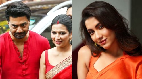দেবের ‘ধূমকেতু’ ব্যস্ততার মাঝে অসুস্থ হয়ে পড়লেন রুক্মিণী