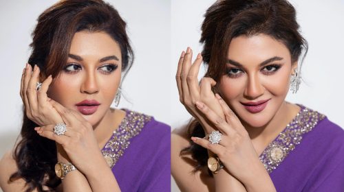 বেগুনি শাড়িতে জয়ার চমক, ‘লাক্স সুপারস্টার’ নিয়ে দিলেন সুখবর