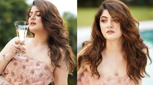 বোল্ড লুকে শ্রাবন্তী, জানালেন সুখে থাকার রহস্য