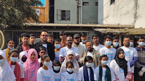 সৃজনশিখা’র পরিচ্ছন্নতা অভিযানে নুরুজ্জামান লিটনের অংশগ্রহণ