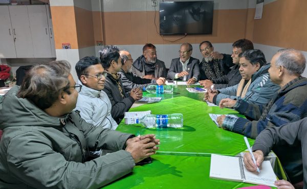 রাজশাহী এডিটরস ফোরামের সাথে হাসেন আলী ব্যবসায়ী পরিষদের মতবিনিময়