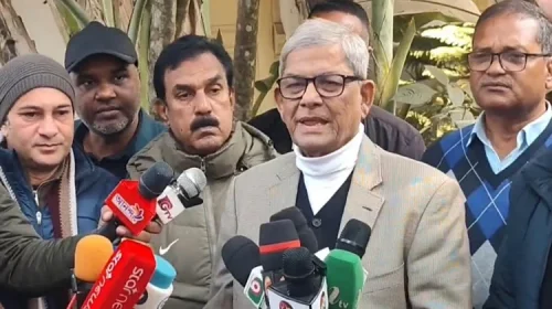 ভারতের সাথে পারস্পরিক সম্মান বজায় রেখে পানির ন্যায্য হিস্যা আদায় করা হবে : মির্জা ফখরুল