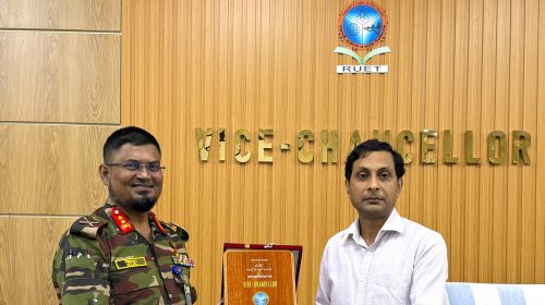 রুয়েটের উপাচার্যের সাথে সাক্ষাত করলেন পল্লী বিদ্যুতায়ন বোর্ডের চেয়ারম্যান