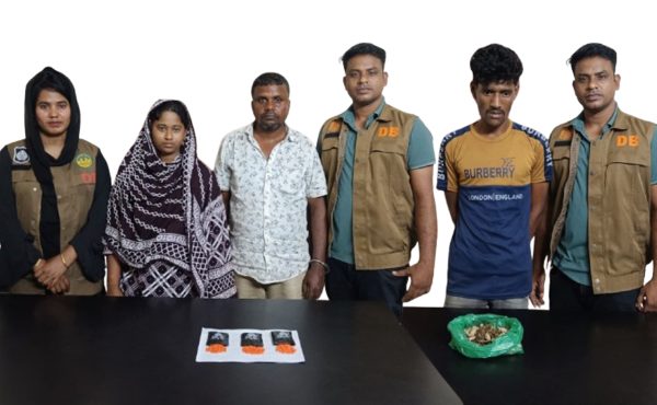 রাজশাহীতে মাদকবিরোধী অভিযানে নারীসহ গ্রেপ্তার ৩ মাদক ব্যবসায়ী