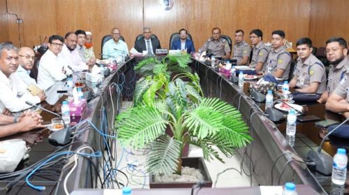 রাবি উপাচার্যের সঙ্গে আরএমপি কমিশনারের মতবিনিময়