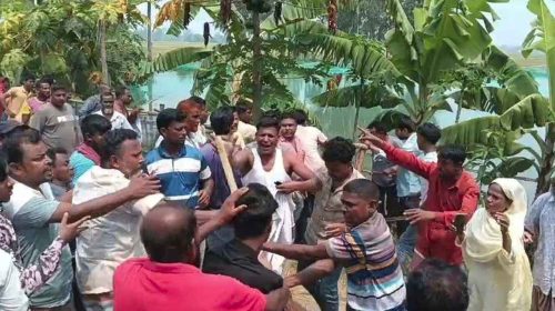 জয়পুরহাটে বিদ্যালয় পরিচালনা কমিটির ভোট চলাকালে সংঘর্ষ আহত ৯