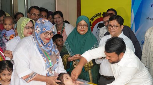 নগরীতে জাতীয় ভিটামিন ‘এ’ প্লাস ক্যাম্পেইনের উদ্বোধন