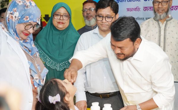 জাতীয় ভিটামিন ‘এ’ প্লাস ক্যাম্পেইন শতভাগ সাফল্য অর্জন রাসিকের