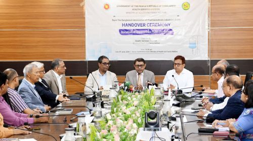 বাংলাদেশের ওষুধ রপ্তানি হচ্ছে ১৪০টির বেশি দেশে : স্বাস্থ্যমন্ত্রী