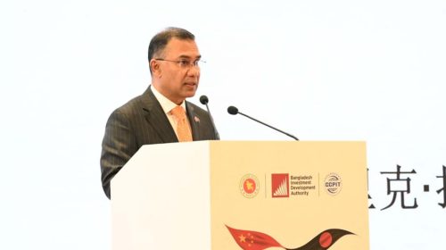 বাংলাদেশের অর্থনৈতিক অগ্রযাত্রায় চীনা বিনিয়োগকারীদের আহ্বান প্রধানমন্ত্রীর
