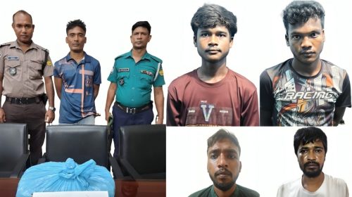 নগরীতে মাদকবিরোধী অভিযানে ৫ মাদক ব্যবসায়ী গ্রেপ্তার