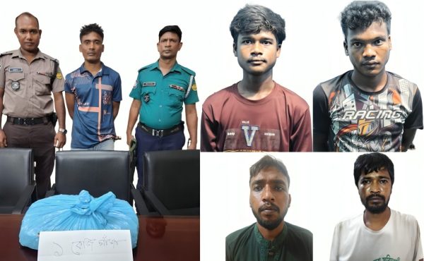 নগরীতে মাদকবিরোধী অভিযানে ৫ মাদক ব্যবসায়ী গ্রেপ্তার