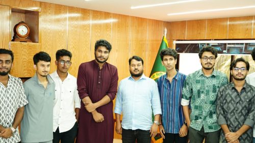 রাসিক প্রশাসকের সাথে রুয়েট শিক্ষার্থীদের সাক্ষাৎ