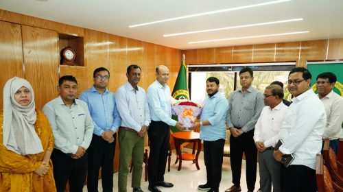 রাসিক প্রশাসকের সঙ্গে রাজশাহী ওয়াসার এমডির সাক্ষাৎ