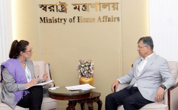 স্বরাষ্ট্রমন্ত্রীর সাথে আন্তর্জাতিক অভিবাসন সংস্থার নবনিযুক্ত চিফ অব মিশনের সাক্ষাৎ