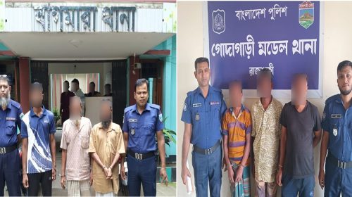রাজশাহীতে ৭ দিনের বিশেষ অভিযানের প্রথম দিনে গ্রেফতার ১২