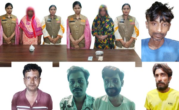 নগরীতে মাদকবিরোধী অভিযানে নারীসহ গ্রেপ্তার ৭